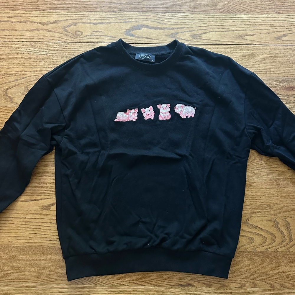 Cider pig line up sweatshirt